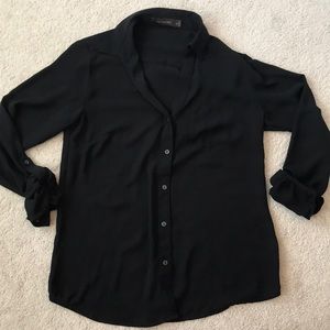 The Limited Black Ashton Blouse